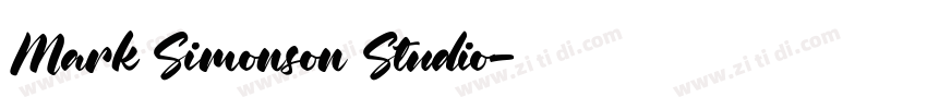 Mark Simonson Studio字体转换